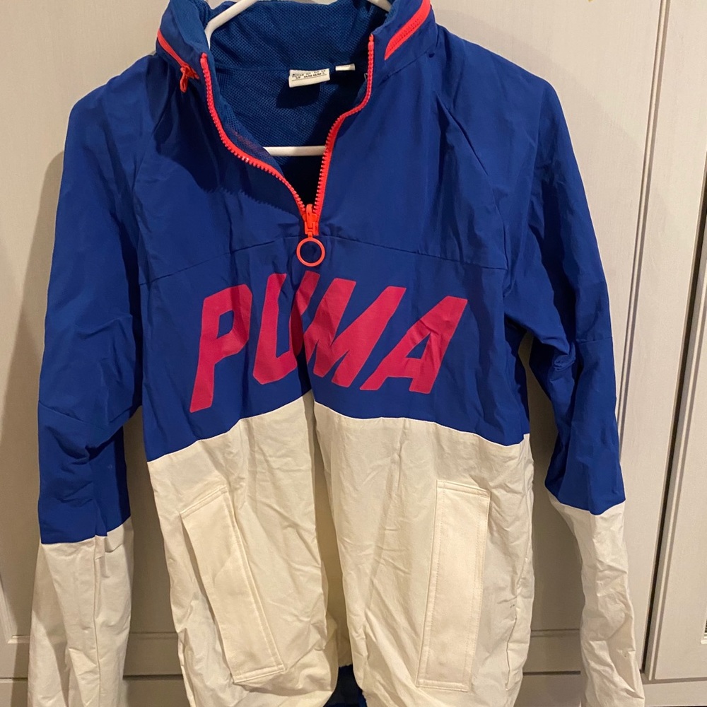 Puma colorful quarter zip